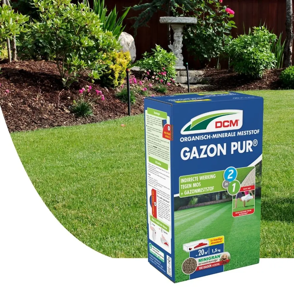 Dcm Meststof Gazon Anti-Mos - Gazonmeststoffen - 3 kg - Speciaal